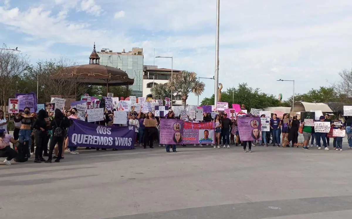 Protestas por el 8M en Reynosa